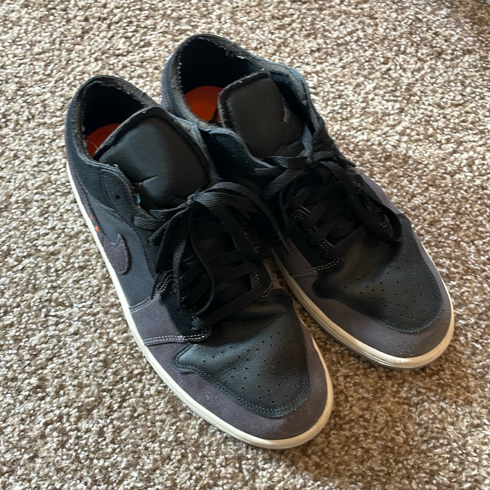 Jordan 1 low craft black/grey mens size 11
